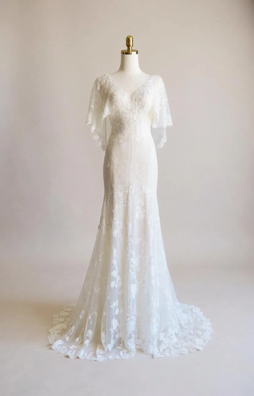 Embroidery mermaid dress