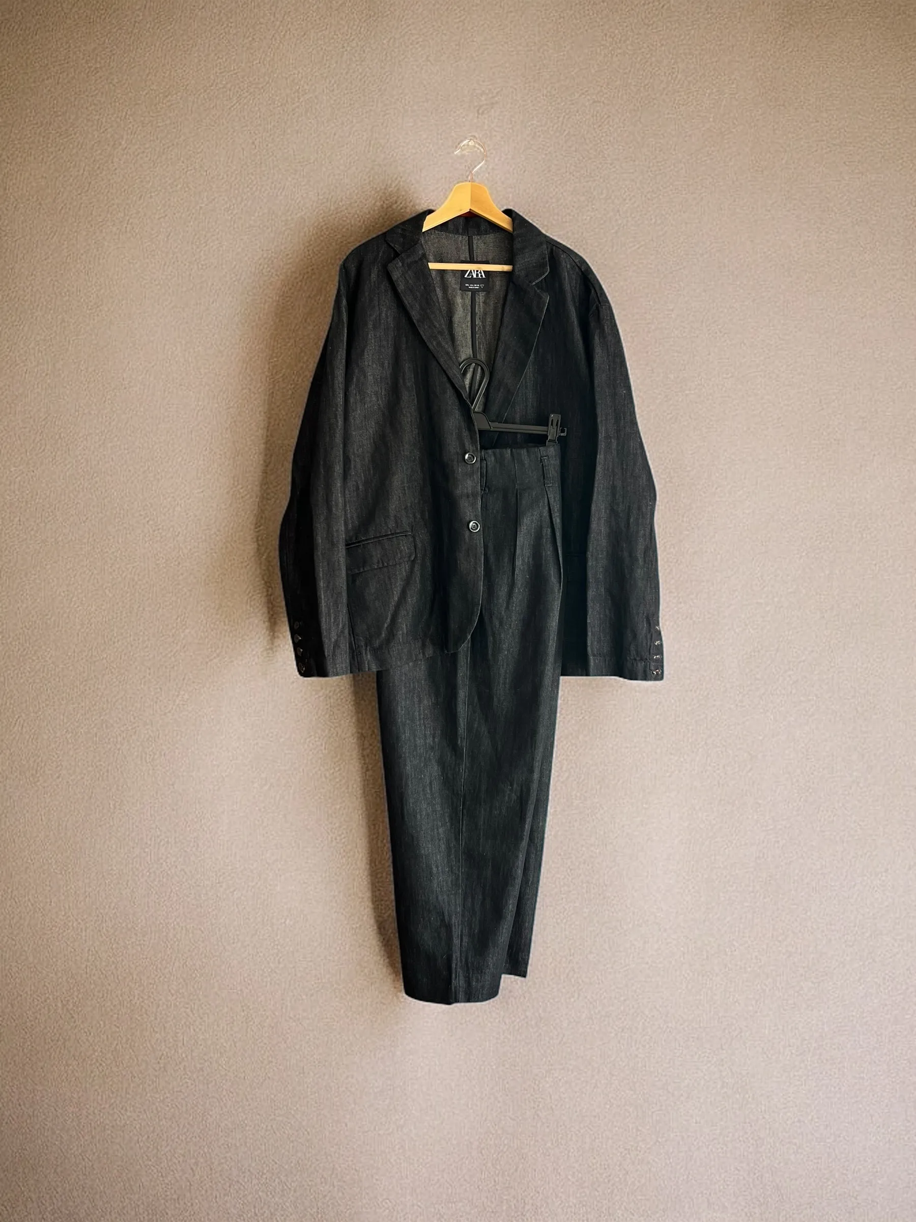 Denim oversized setup
