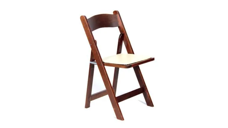 Mahogany Garden Chair - Ivory Cushion