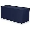 6 ft Buffet Linen w/ fitted skirt - Navy blue