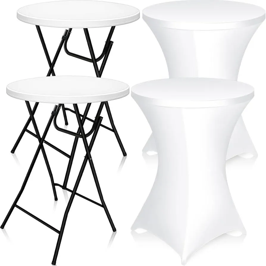 Cocktail Table Linen 32x43 Spandex - (Fits: Folding cocktail table)