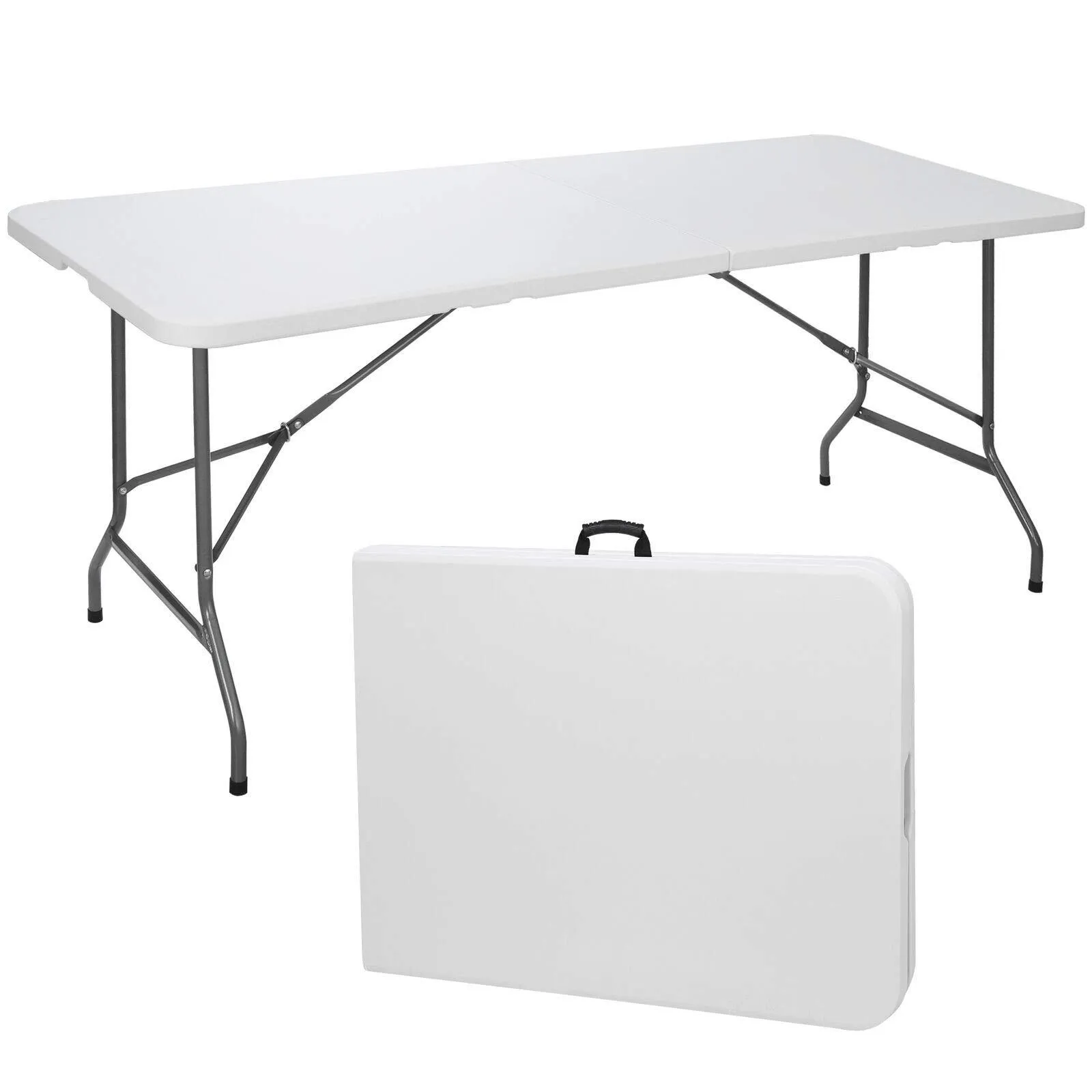 6' folding table