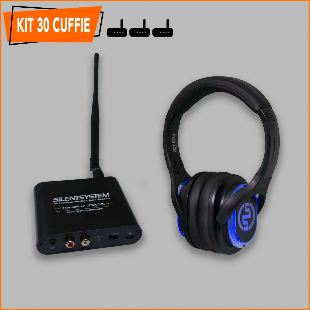KIT 30 Cuffie | SX553 