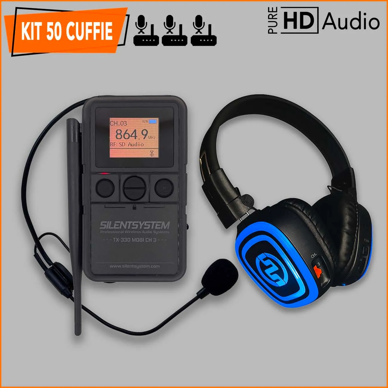 KIT 50 Cuffie + Mic | SX839