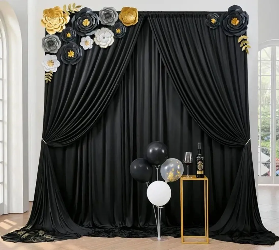 Polyester Backdrop Curtains 20ft x 10ft