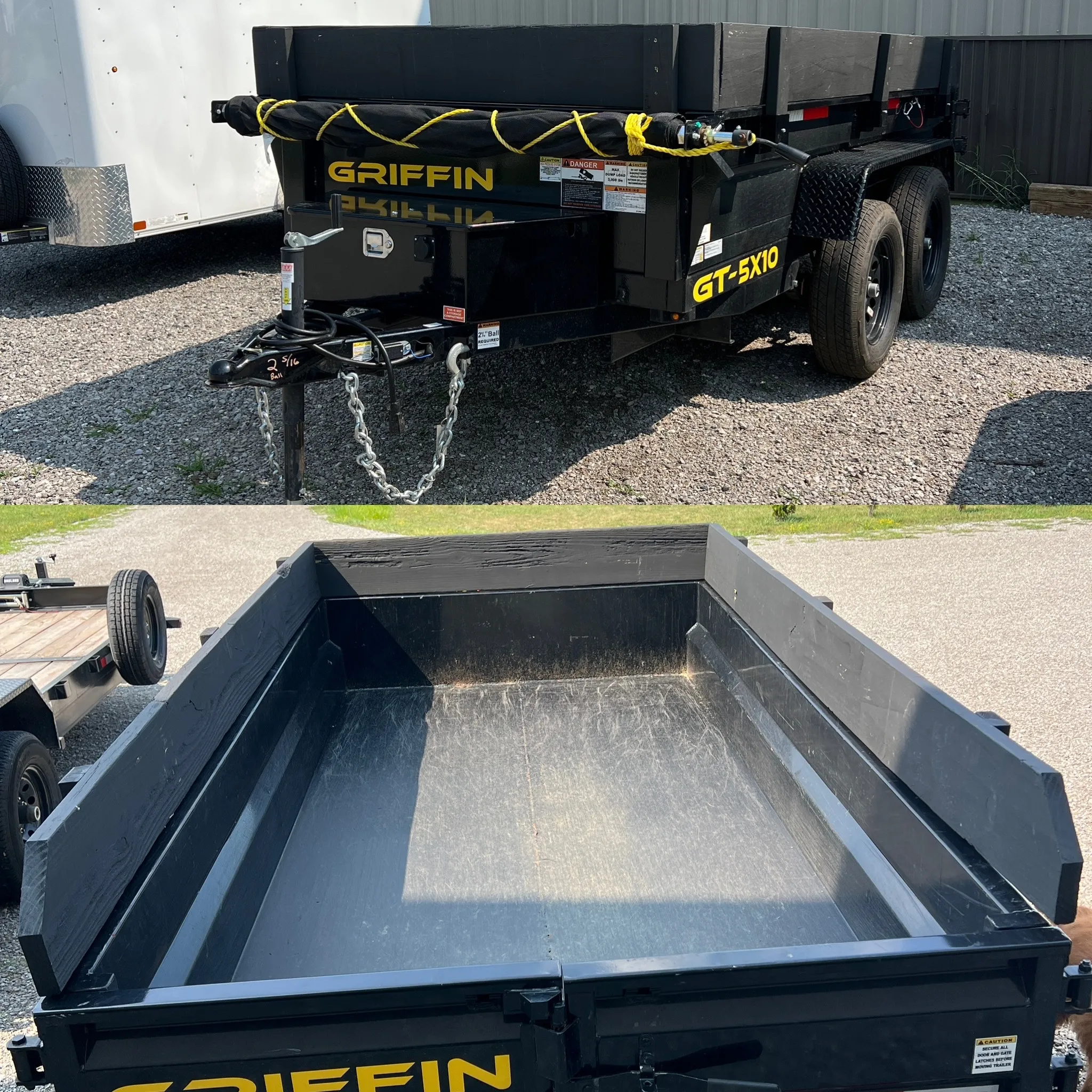 5X10 7K Rated Dump Trailer