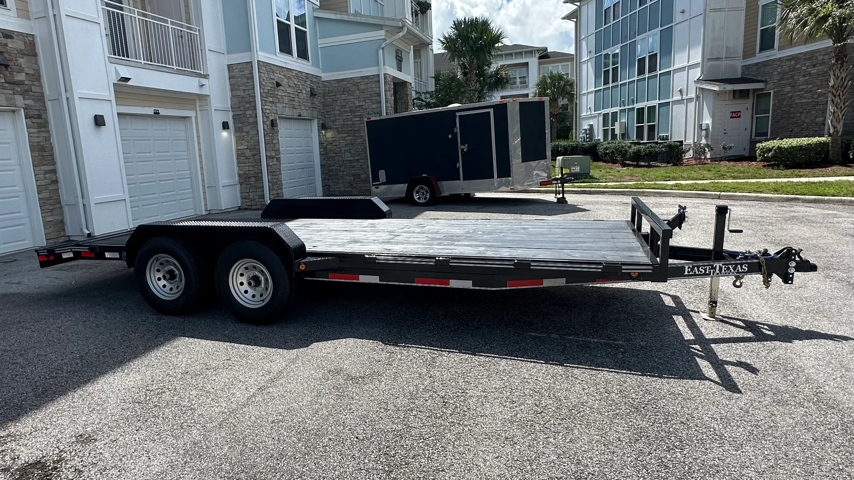20' 12K Car Hauler / Equipment Trailer With 10 lb Winch