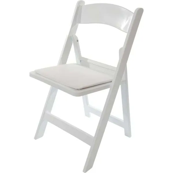 White Resin Chair