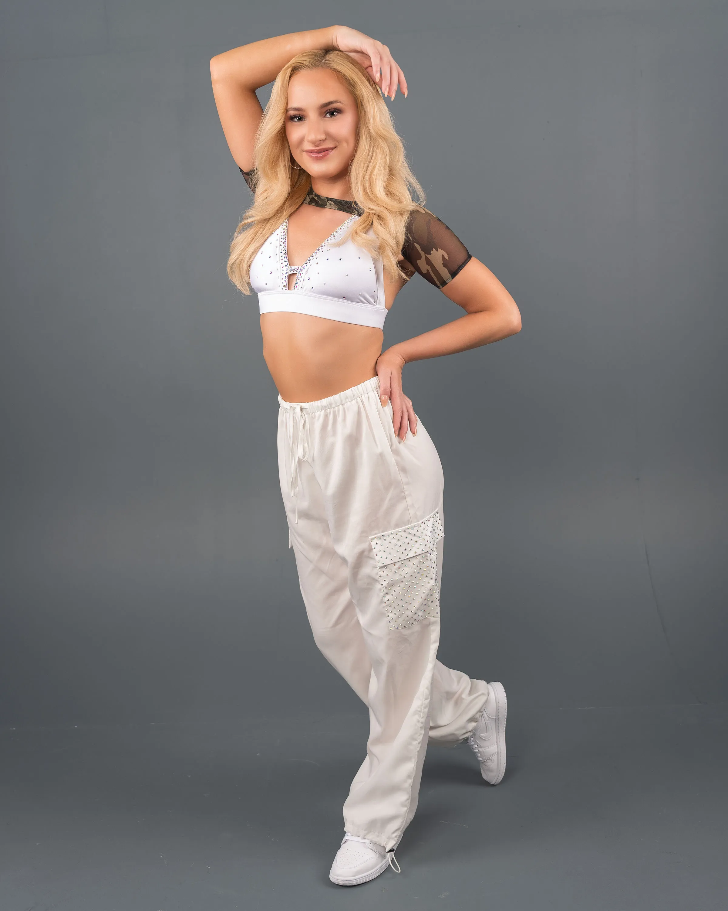 White and Camo Hip Hop Style Audition Set - Small