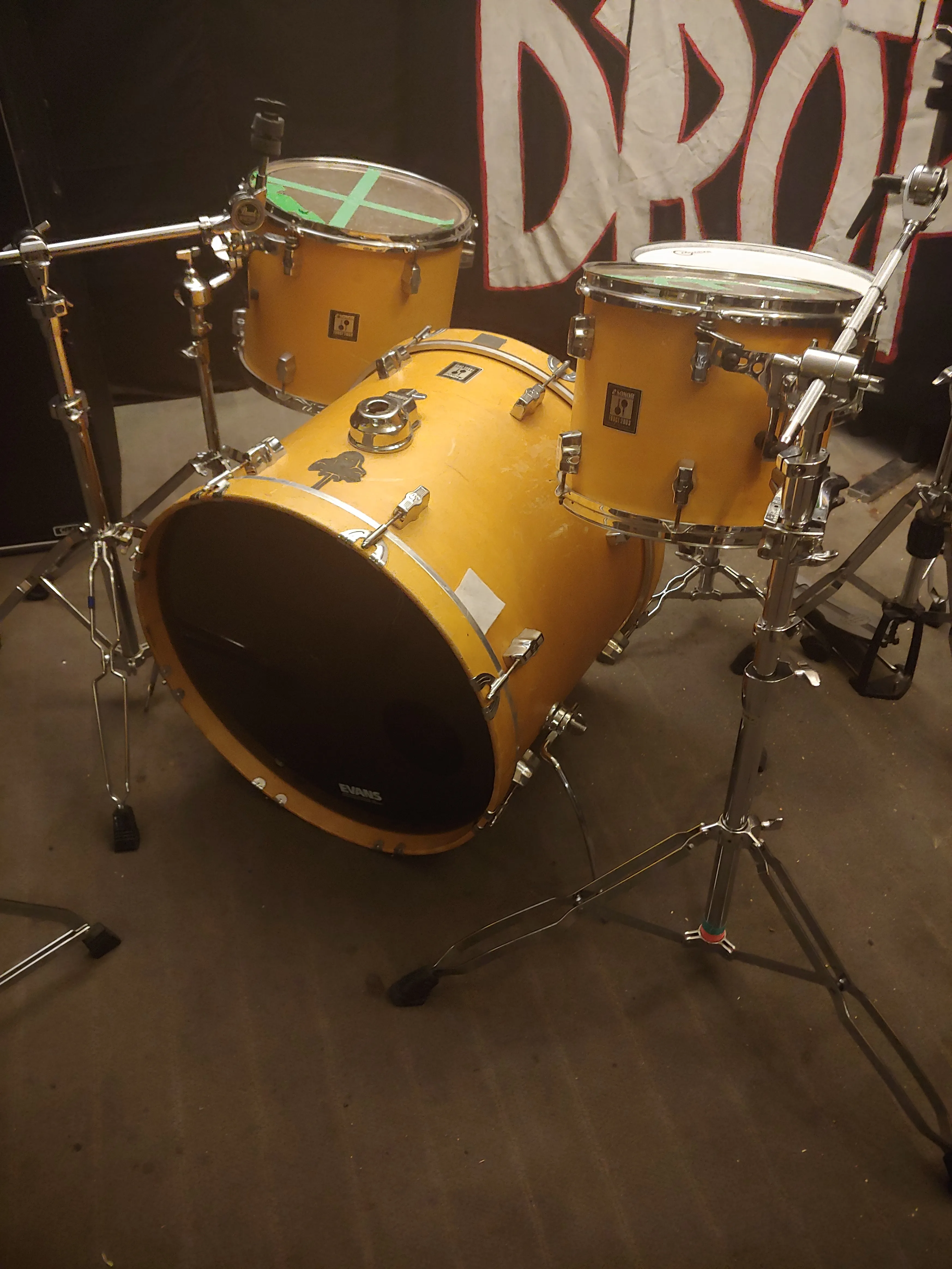 Drum Kit - Sonor (22" Kick, 10" Tom, 12" tom, 14" Floor)
