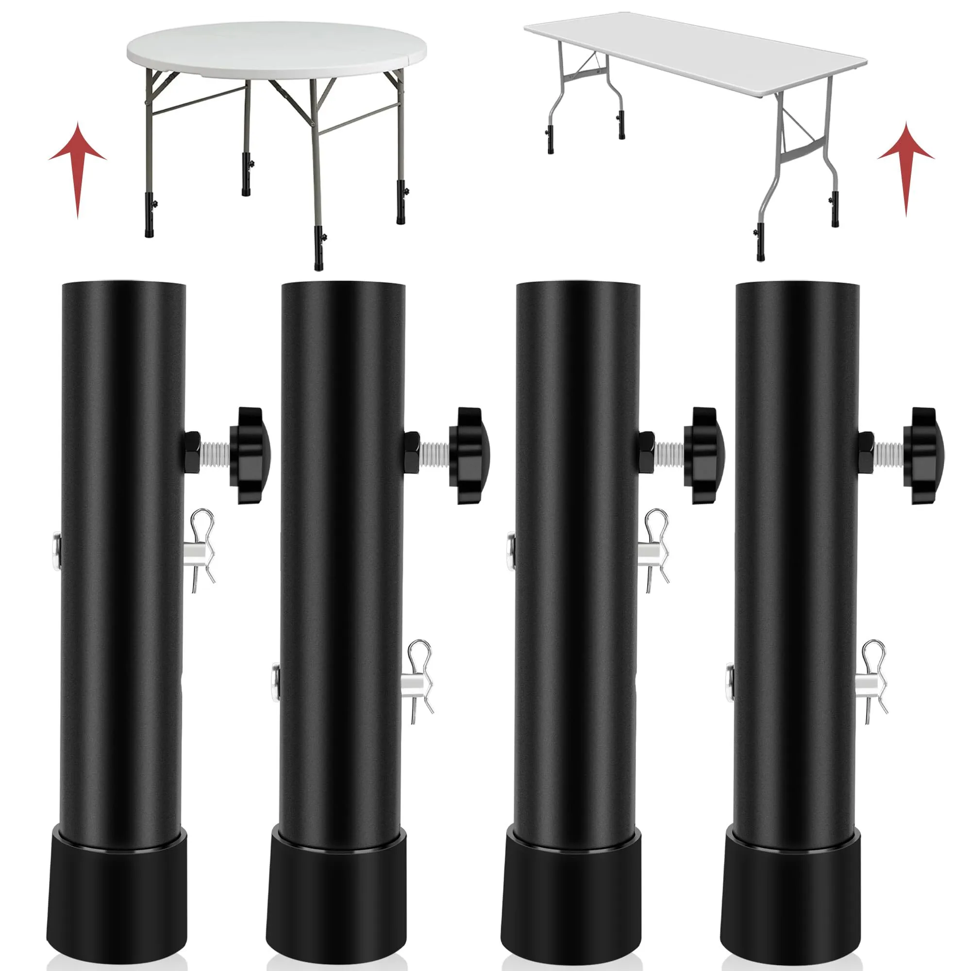 Table Leg Extension - Bundle of 4