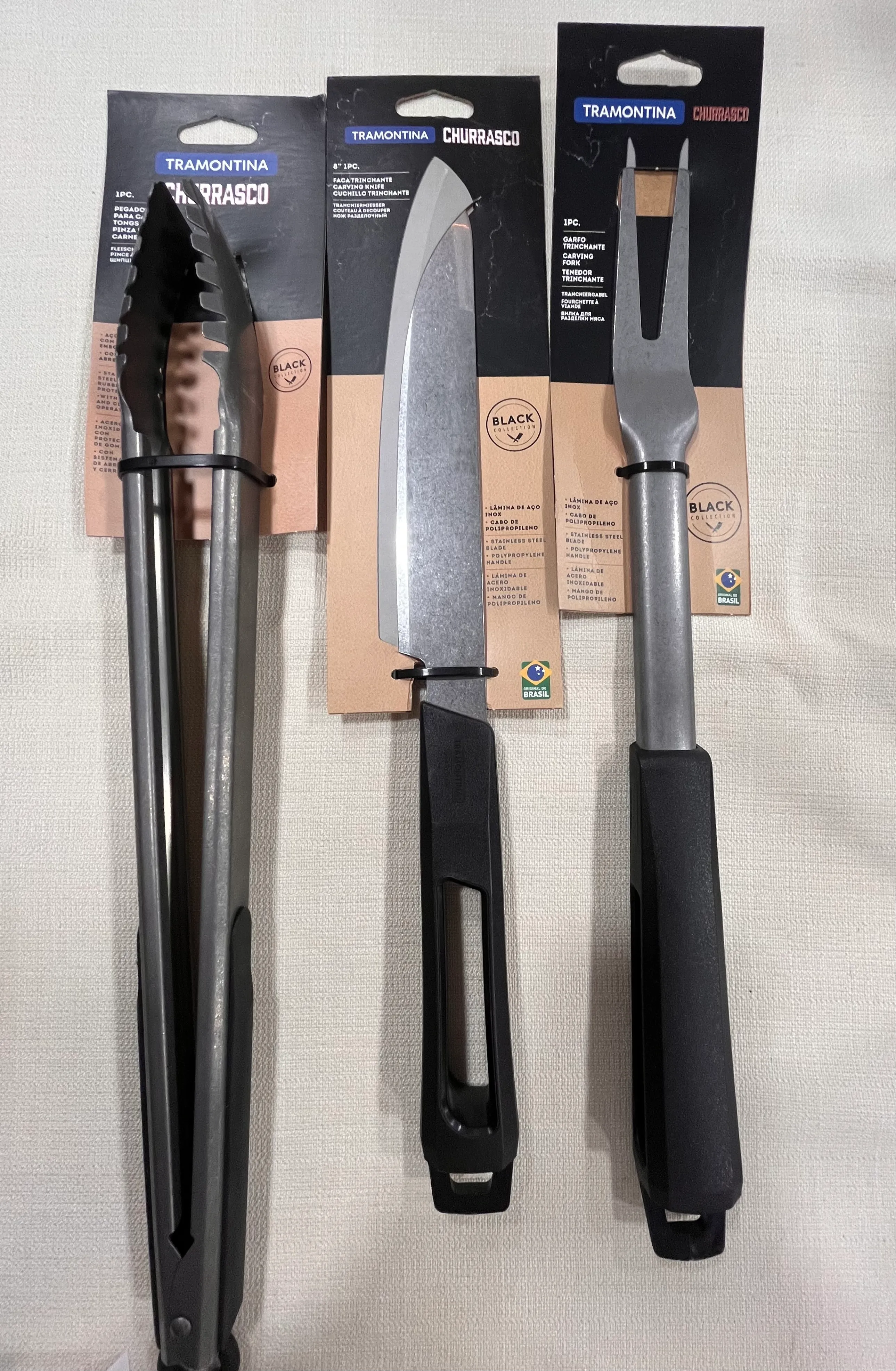 Set 3 accessoires de barbecue