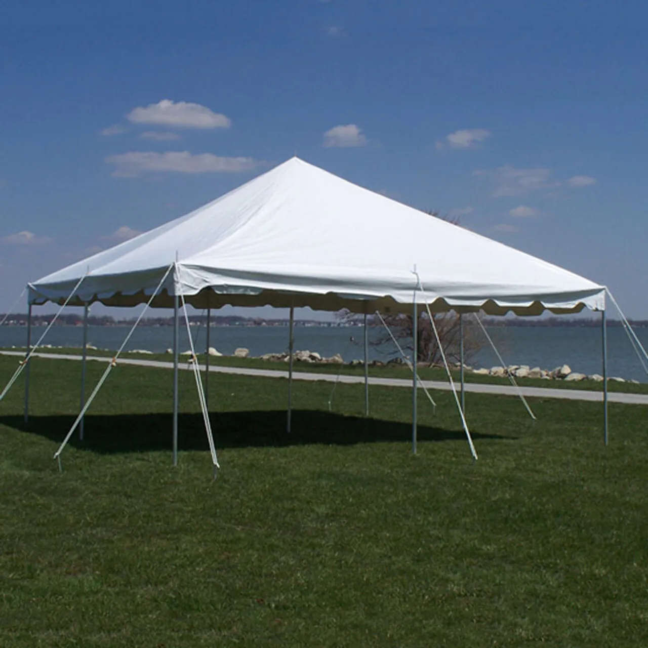 20x20 Pole Tent (Must Go On Grass)