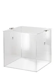 Clear Acrylic Box with Heart Padlocks