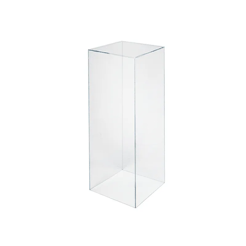 Clear Straight Plinth - 90cm
