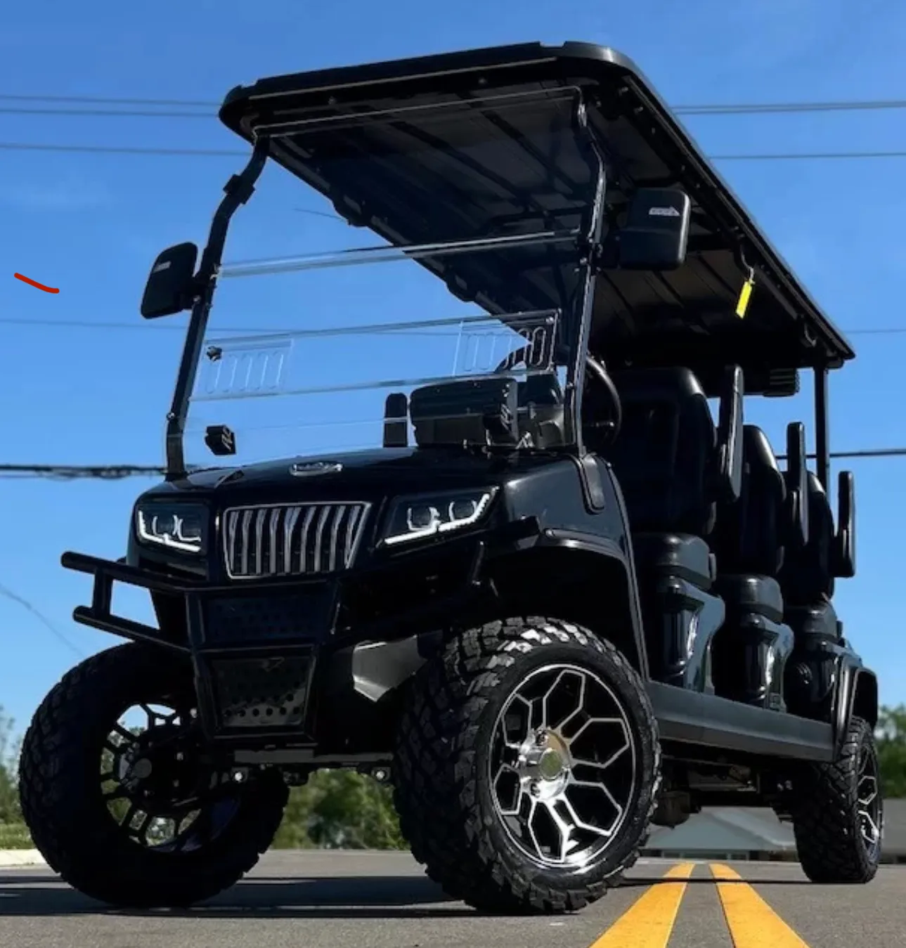 6 Passenger Black