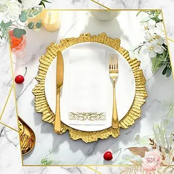Gold Reef Charger Plate