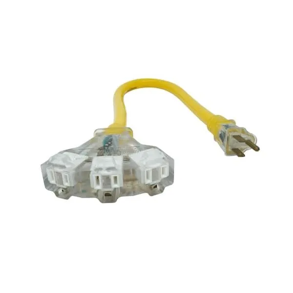 2ft Multi Adapter Outlet