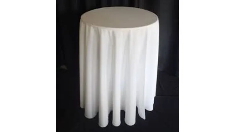Cocktail Table Linen (White)