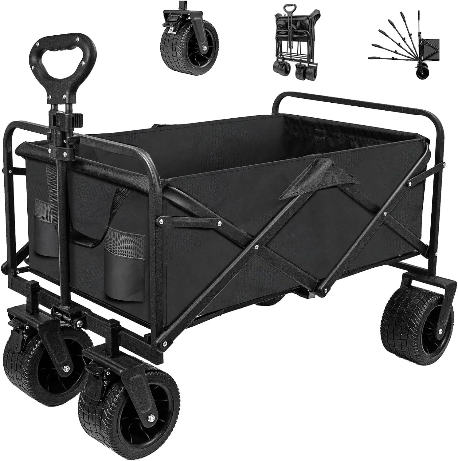 Beach Wagons - Foldable - Wide Tires 
