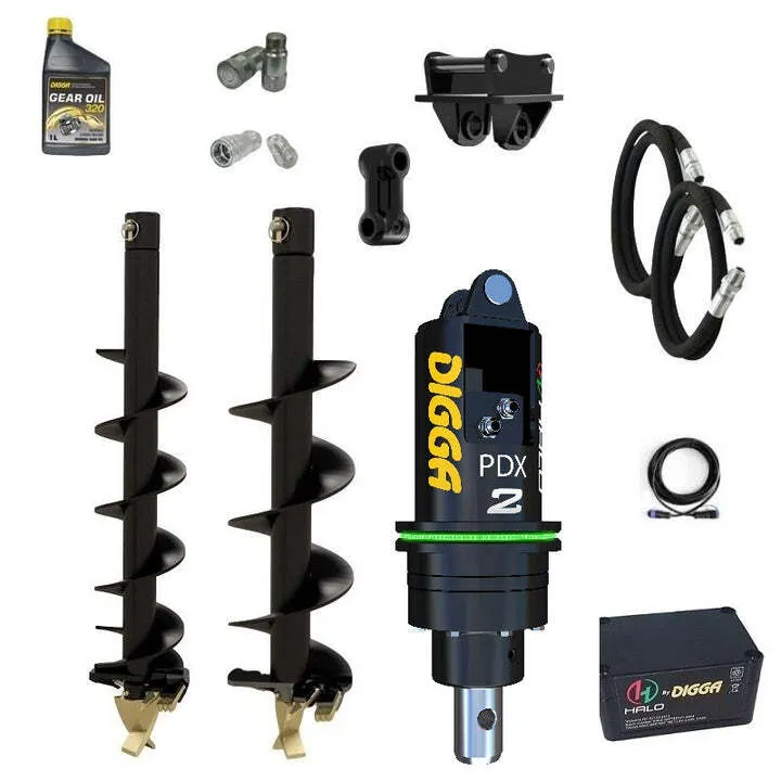 Augers and DIGGA HALO PDX2 auger driver