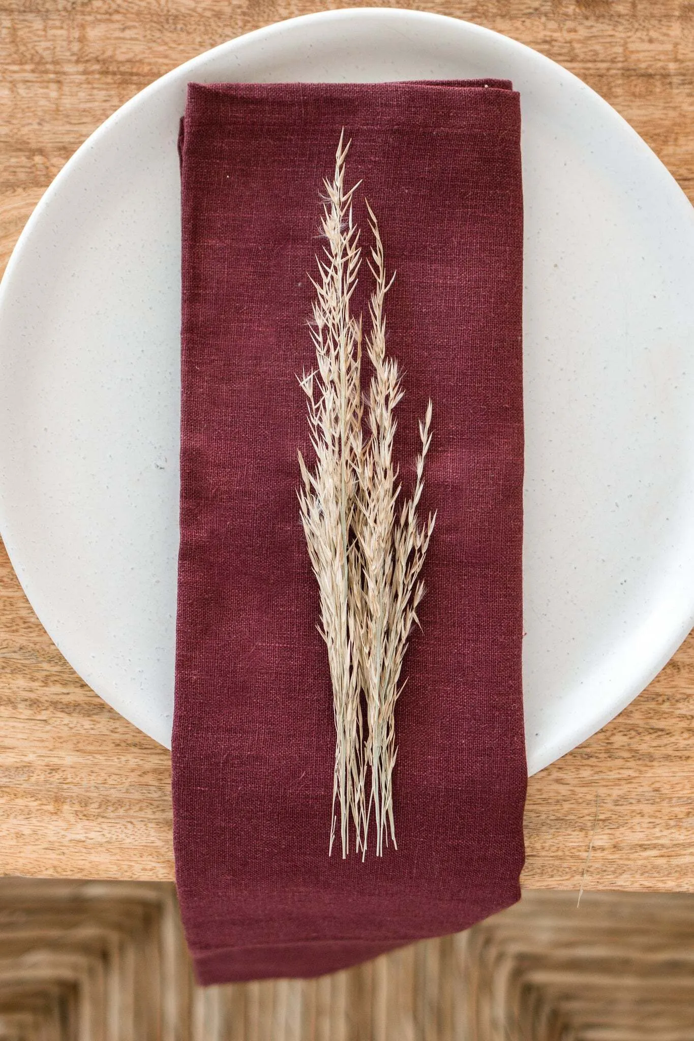 Red Wine Coloured Napkins 