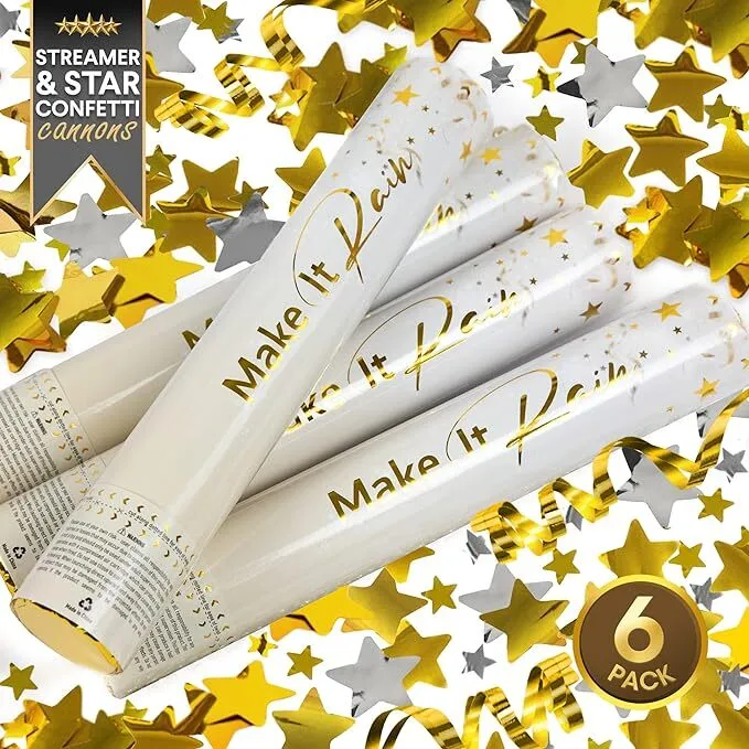 Gold Confetti Popper