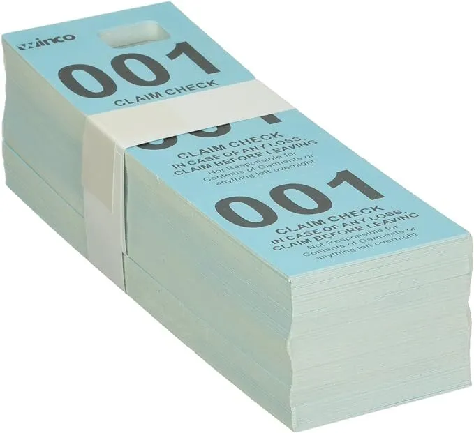 100 x Blue Coat Check Tickets