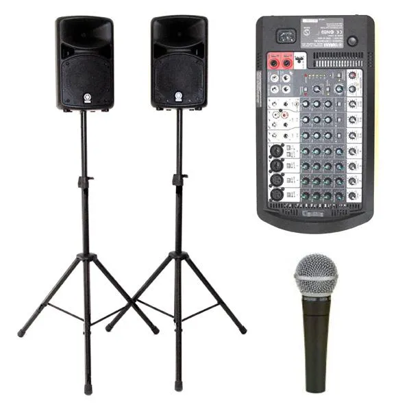 2 Speaker PA System
