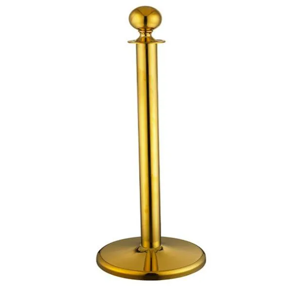 Gold Barrier Post