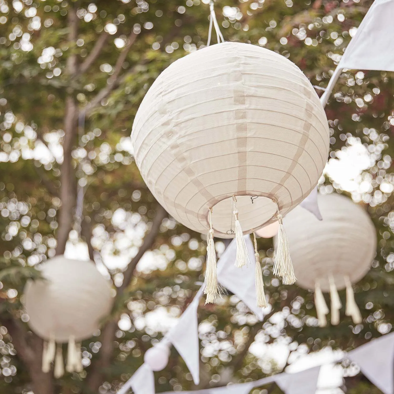 Tassel Solar Lanterns (pack of 3)