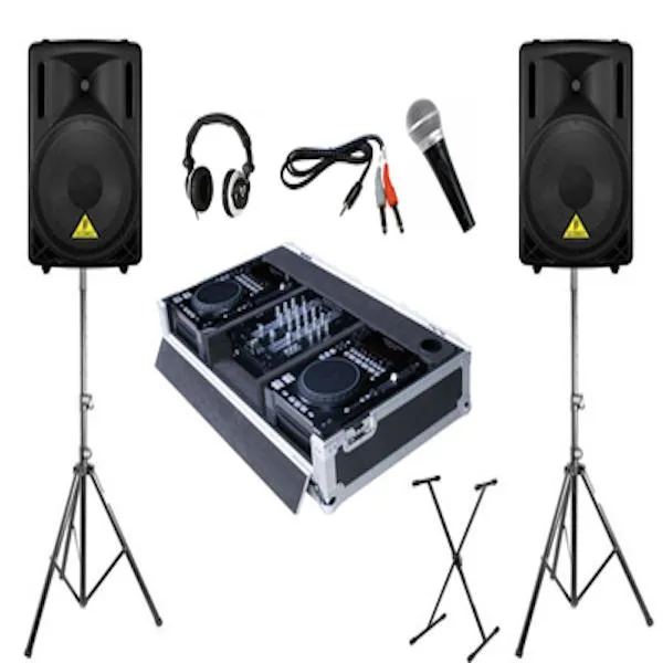 2 Speaker DJ System