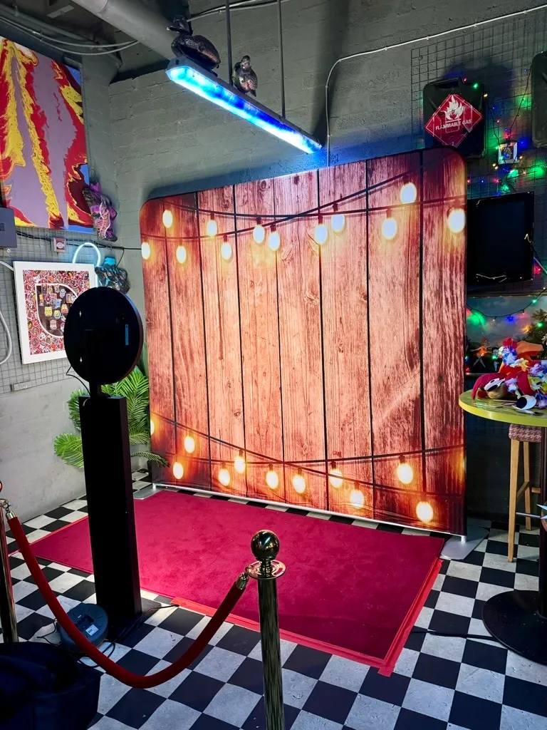Rustic wood Photo Booth