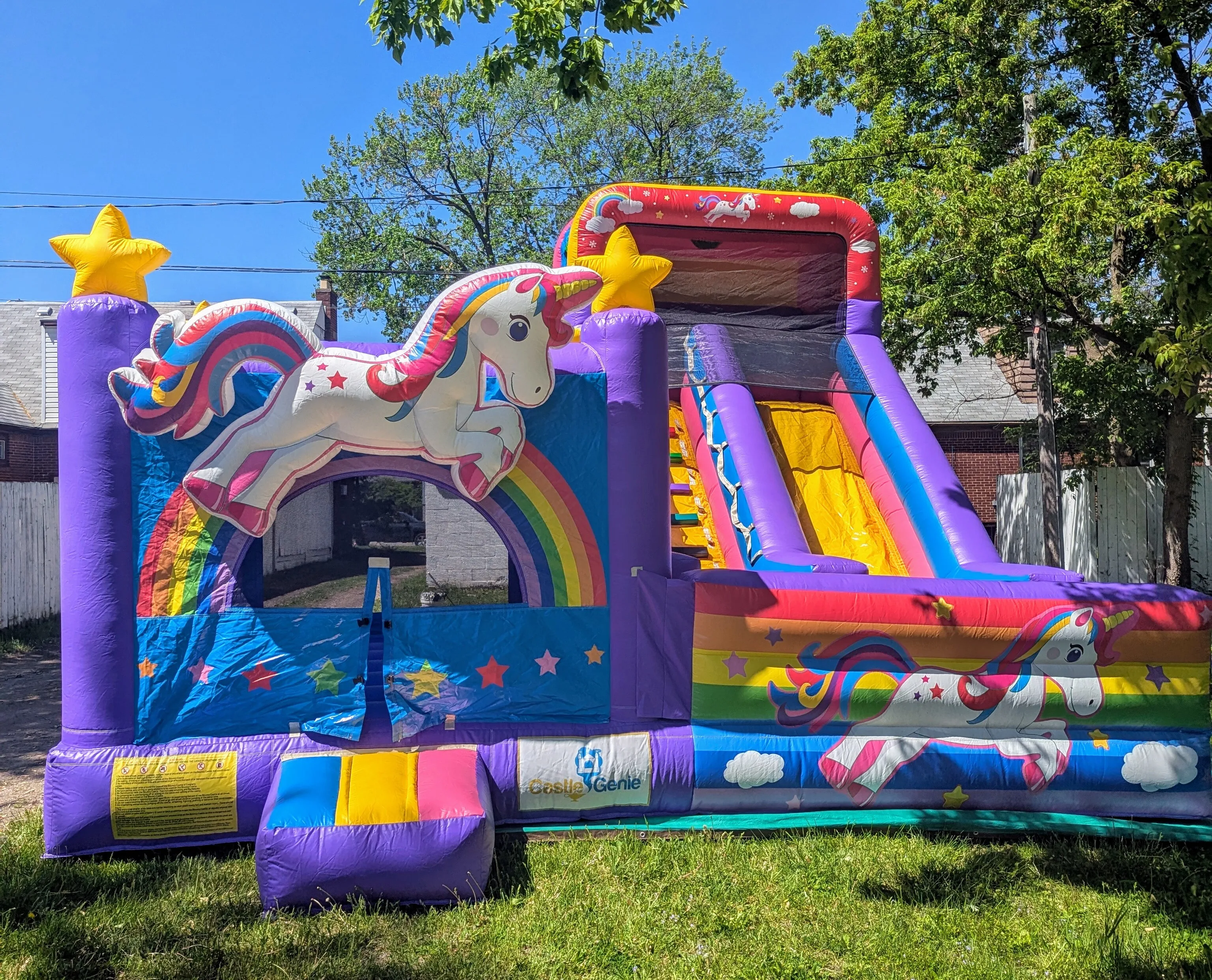 Unicorn Castle Slide Combo 
