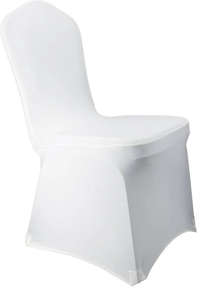 White Spandex Chair Cover