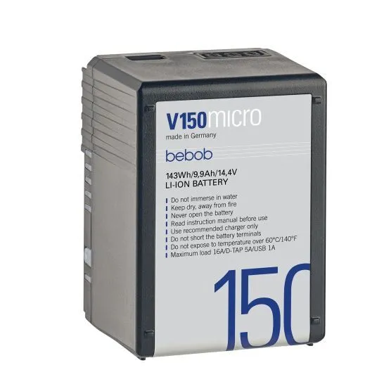 Bebob V150micro V-Mount Li-Ion Batteries Kit
