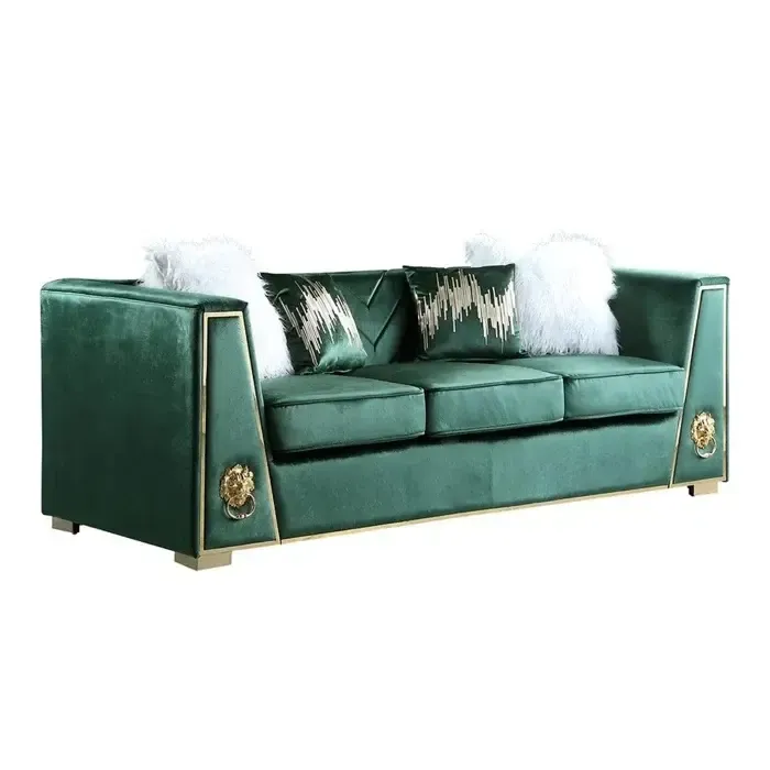 Green Velvet Couch