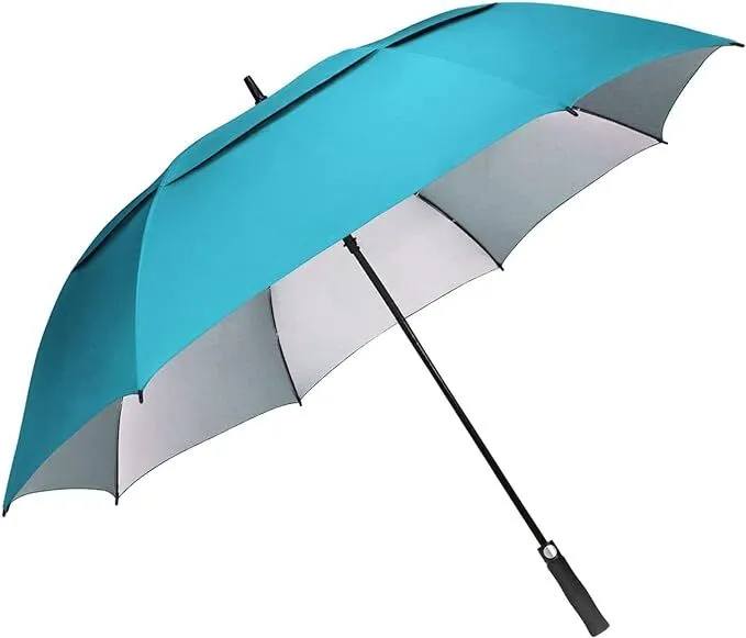 62" Solar Umbrella - Teal