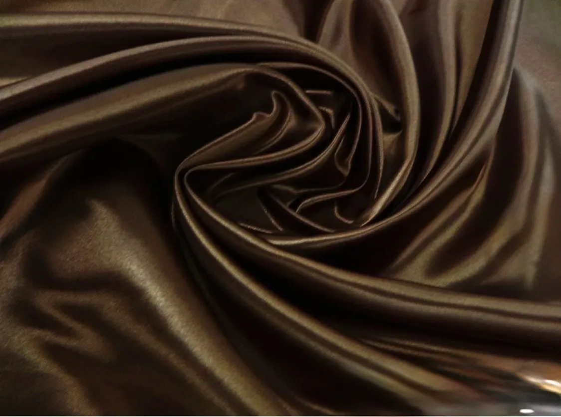 BROWN  BRIDAL SATIN  SASH  8''X108''