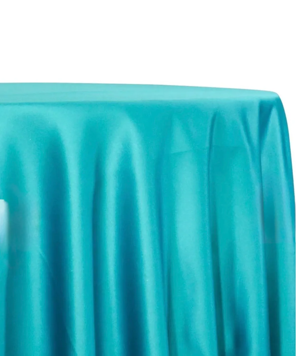 Turquoise Lamour Dull Satin Rectangulare Tablecloth 90''x132''