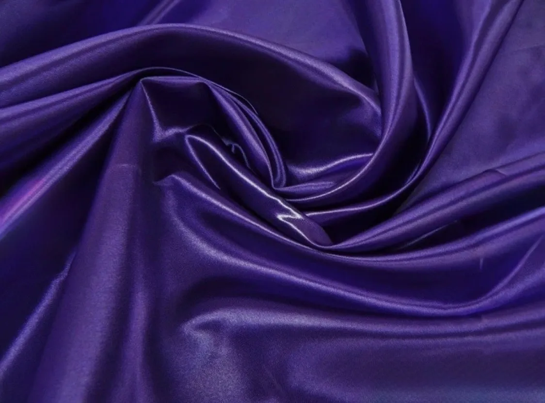 PURPLE  BRIDAL SATIN  SASH  8''X108''