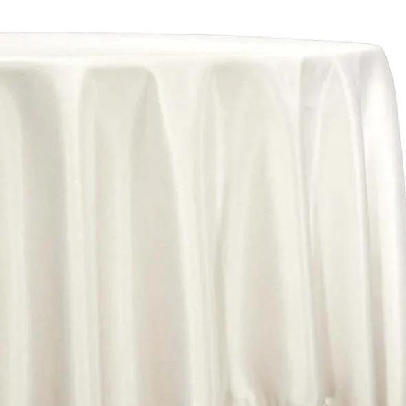 Ivory Lamour Dull Satin Round 120''