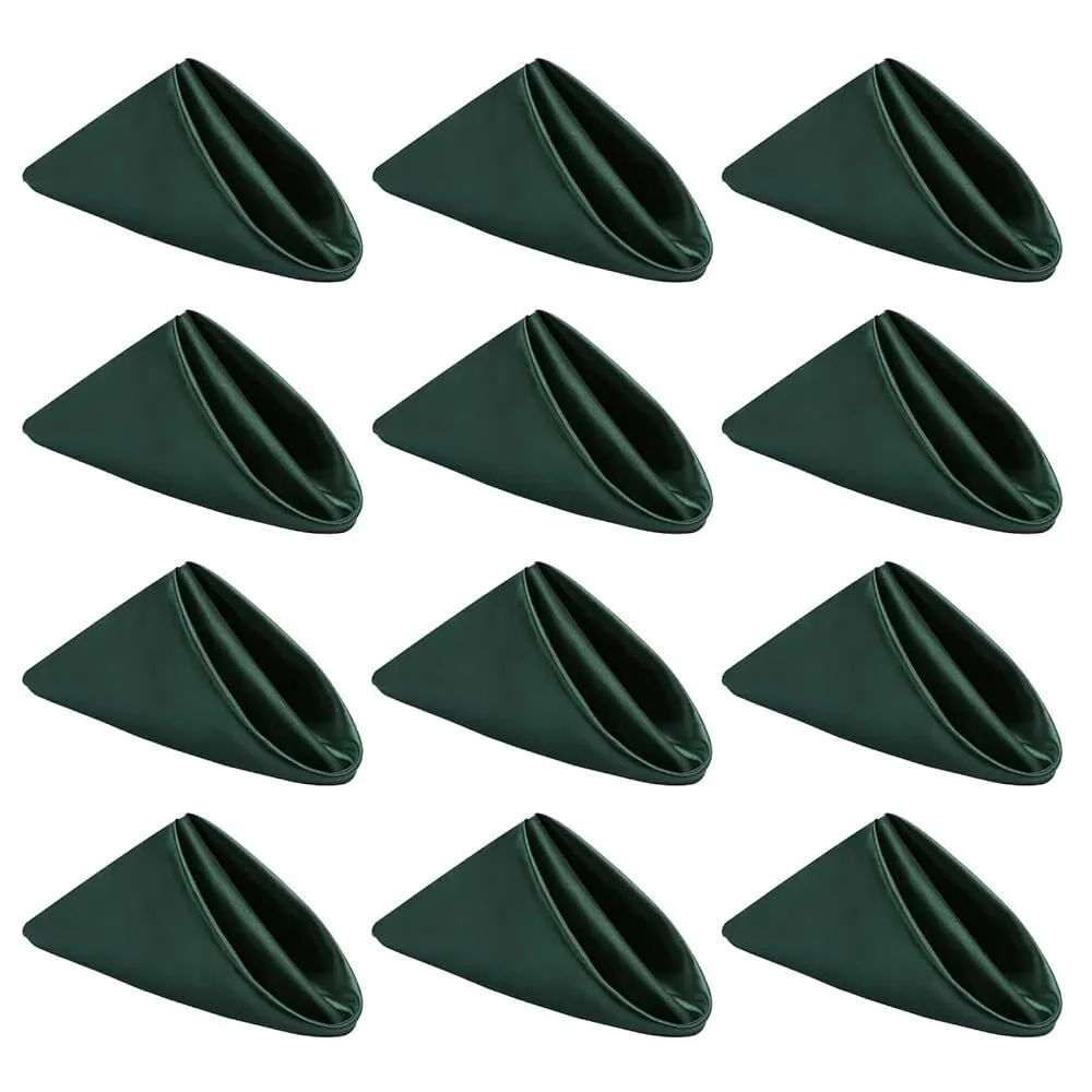 OLIVE GREEN  SATIN  20X20 