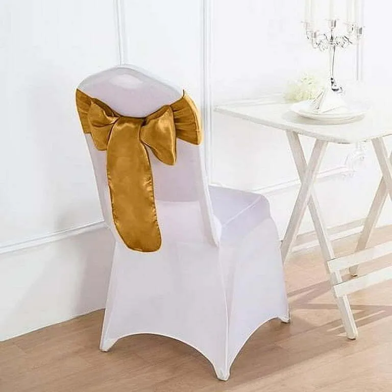 ANTIQUE GOLD  SATIN  SASH  13.5''X108''