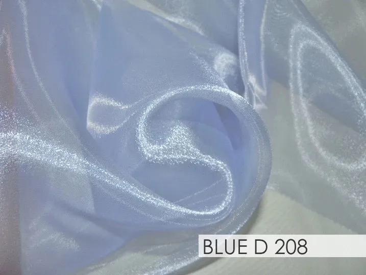 LIGHT BLUE  ORGANZA  RUNNER 14''X108''