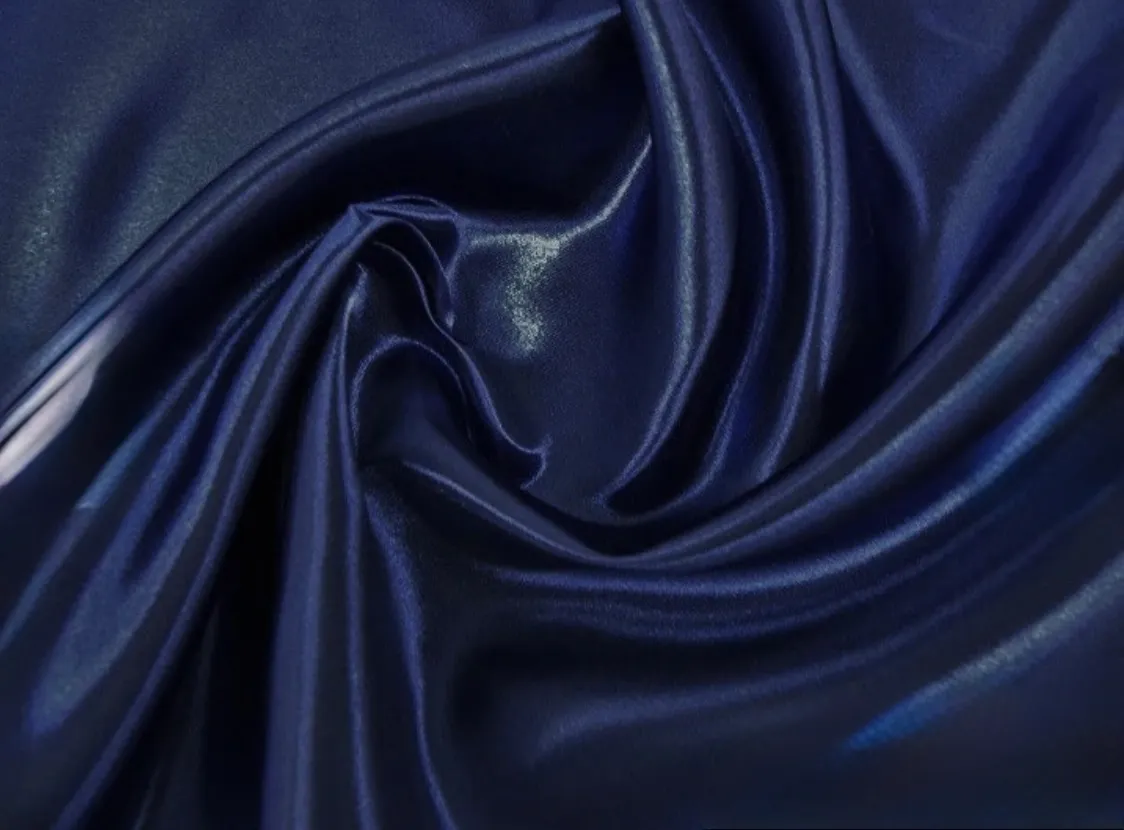 NAVY BLUE BRIDAL SATIN SASH 8''X108''