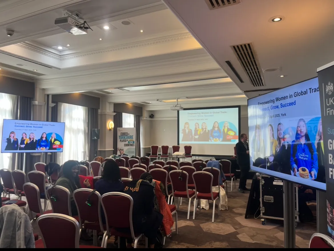 Full Basic Conference AV Package with Technician -  4 Microphones, Lectern, Projector, Screen, 2x 55 inch relay screens, 4m Stage, Laptops, Comfort monitor.