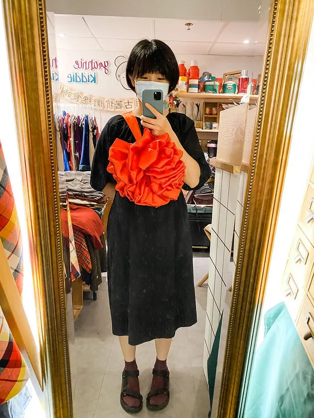 新郎心口花球