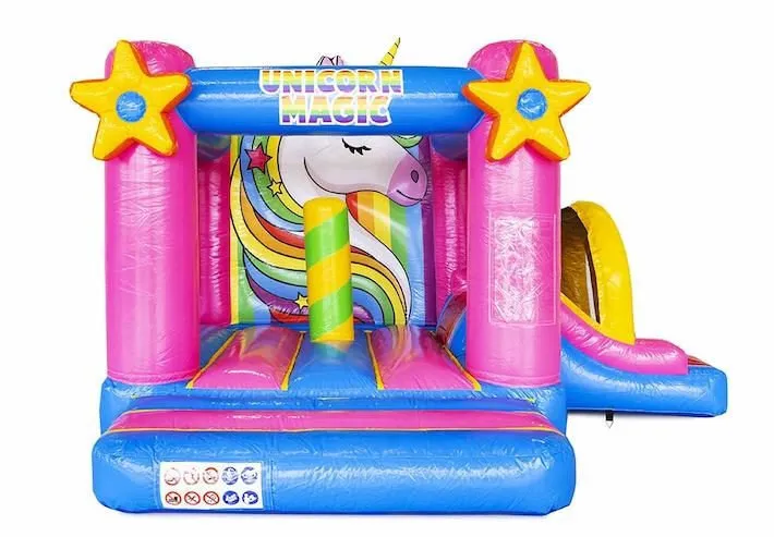 Springkussen bouncybox Unicorn