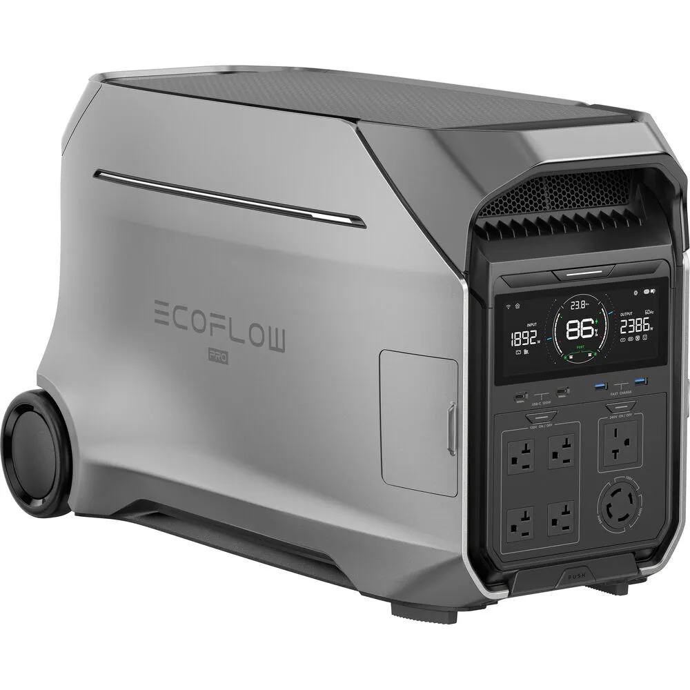 EcoFlow DELTA Pro 3 Portable Battery Generator